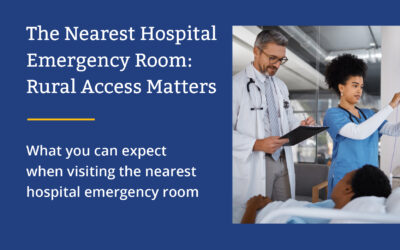 The Nearest Hospital Emergency Room: Rural Access Matters