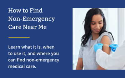 How to Find Non-Emergency Care Near Me